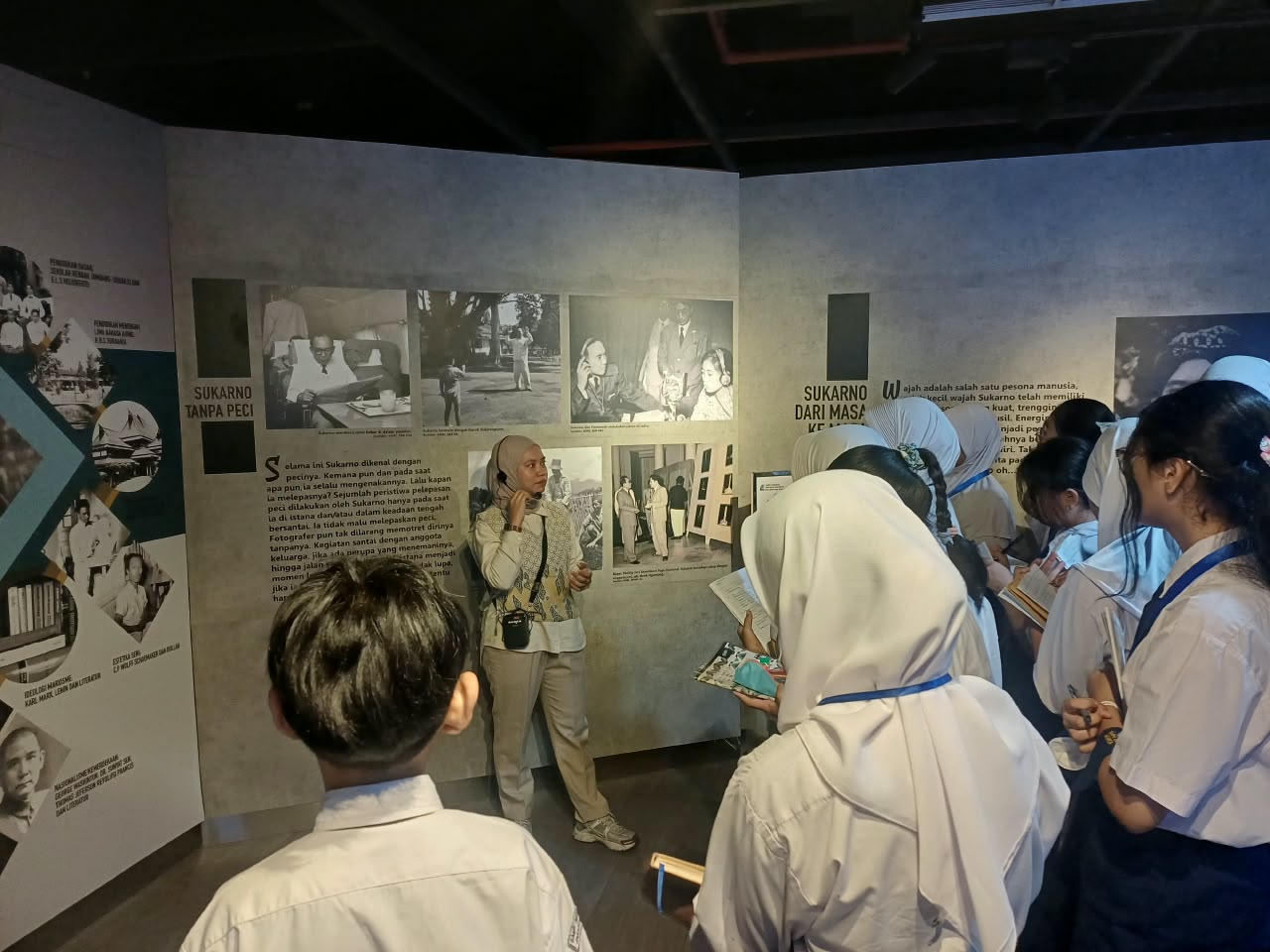 Dari Arsip Sukarno, Siswa SMPN 63 Jakarta Belajar Nilai Kepemimpinan