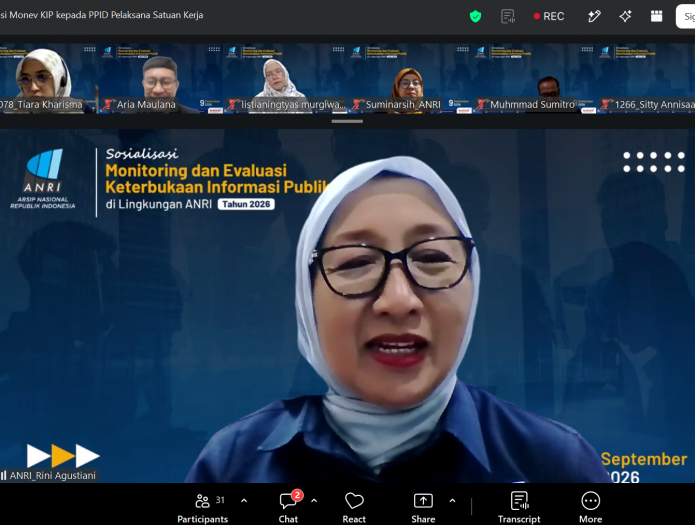 Sosialisasi Monev Keterbukaan Informasi Publik di Lingkungan ANRI, Plt. Sestama ANRI: "Pelaksanaan Ini Menjadi Tanggung Jawab institusional. Ayo, Kita Sama-Sama Bergerak!"